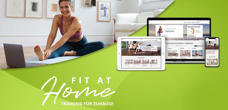 Fit at Home – Online Fitness Plattform 